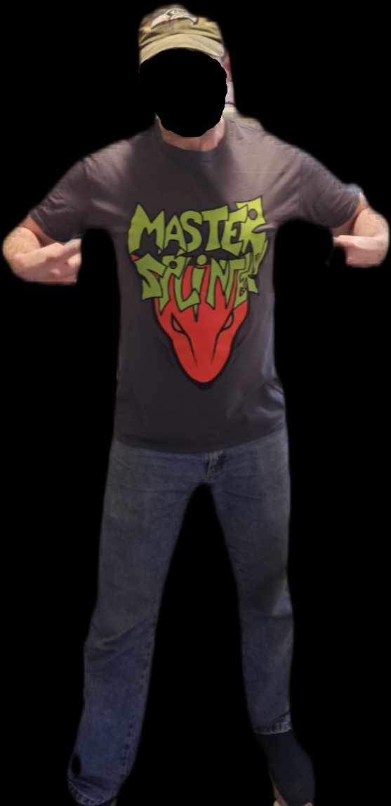This is the actual size of the logo on the T-shirt, slightly larger than ogther photo